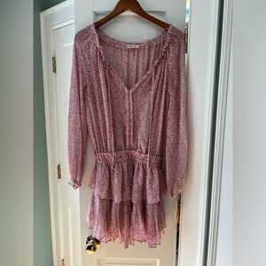 LoveShackFancy Pink Floral Dress